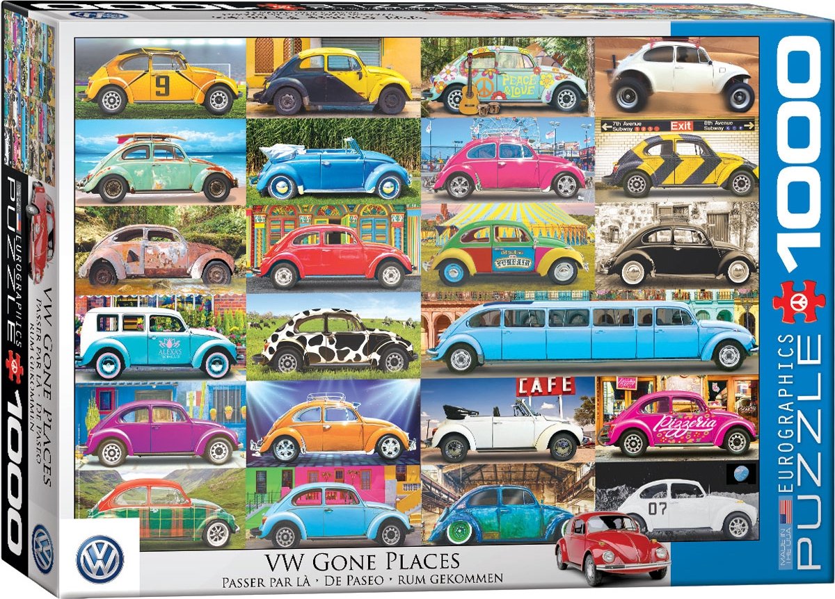 VW Gone Places Puzzel (1000 stukjes)