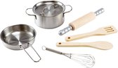 Hape - Chef's Cooking Set (5851) /Pretend Play /Silver