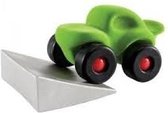 Rubbabu - Monster auto met springschans (groen)