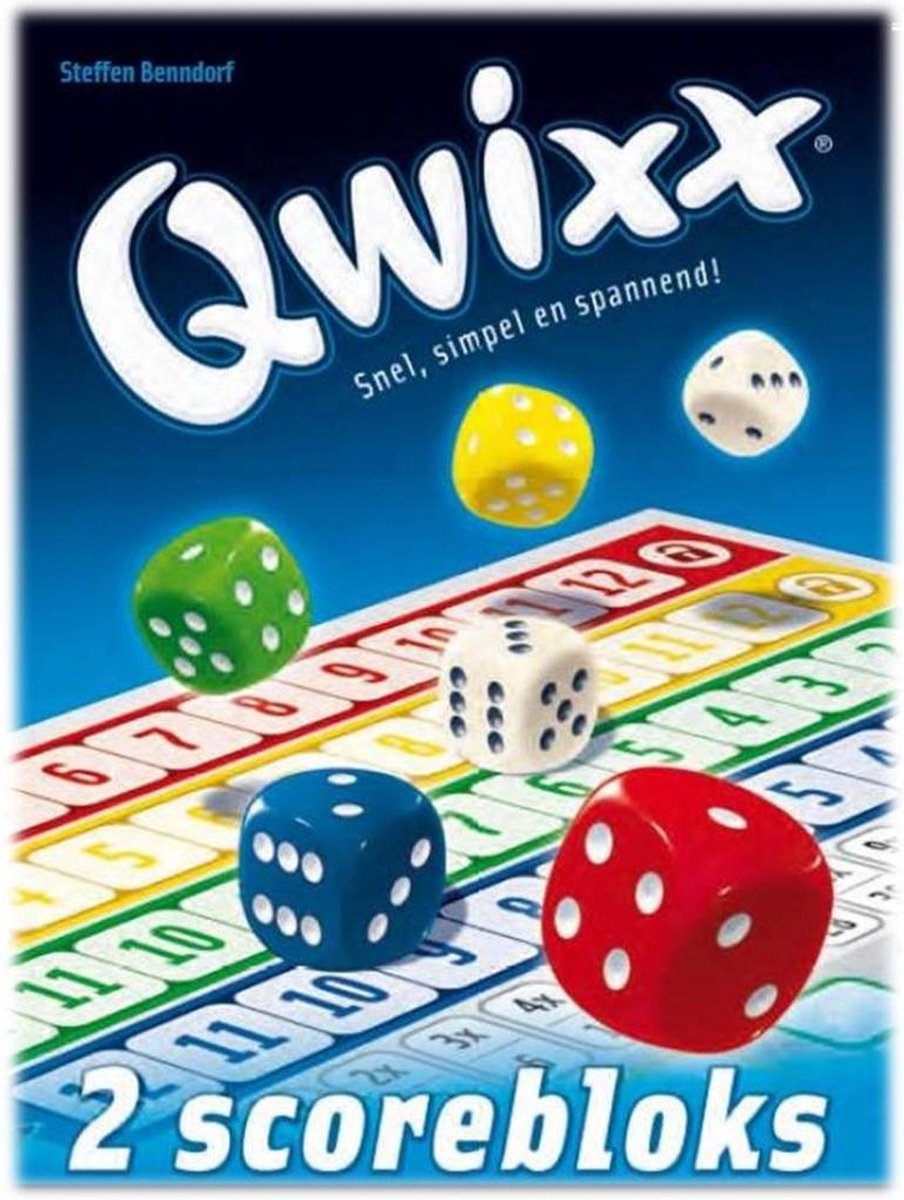 White Goblin Games - Qwixx Bloks (extra scorebloks) - Dobbelspel - 2 tot 5 spelers - Voor de hele familie - uitbreiding - Extra scoreblokken met nieuwe uitdagingen — afbeelding 8
