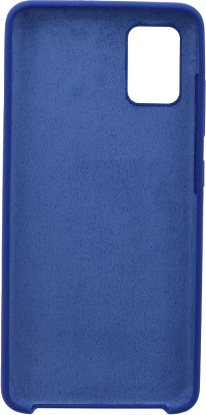LuxeBass Hoesje geschikt voor Samsung Galaxy A51 Siliconen hoesje - Blauw - telefoonhoes - gsm hoes - telefoonhoesje