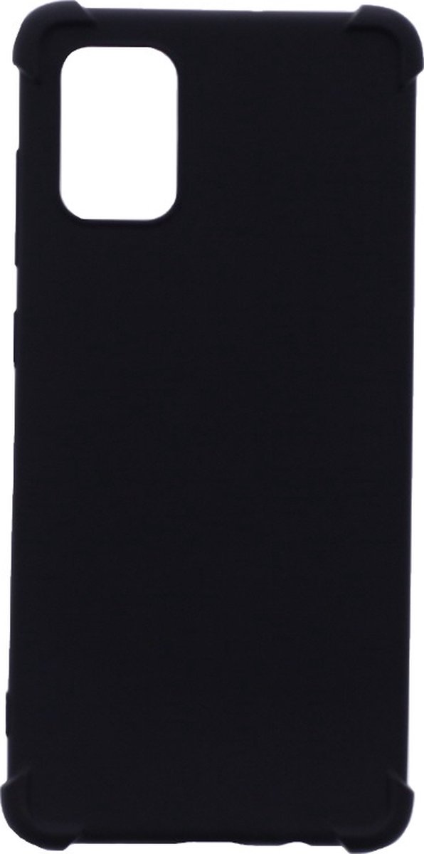 LuxeBass Hoesje geschikt voor Samsung Galaxy A71 - Anti Shock - Zwart