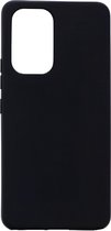 Siliconen Back Cover hoesje geschikt voor Xiaomi Redmi Note 12 Pro+ (plus) | TPU Case Softcover Backcover Beschermhoes | Bescherming voor Achterkant | Zwart