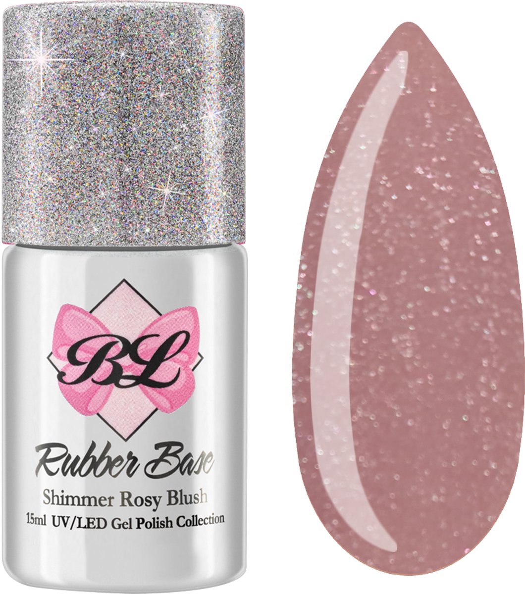 Rubber Base - Shimmer Rosy Blush