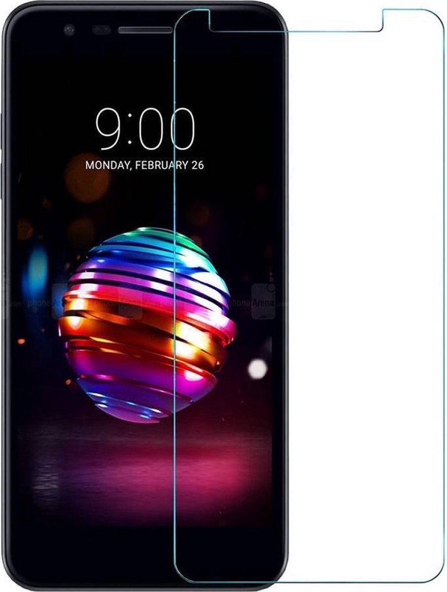 LuxeBass Tempered screenprotector geschikt voor LG K10 (2018) - beeldscherm - scherm - tempered glas
