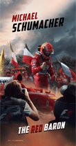 Strandhanddoek - Formule 1 - Michael Schumacher - The Red Baron - 100x190 cm