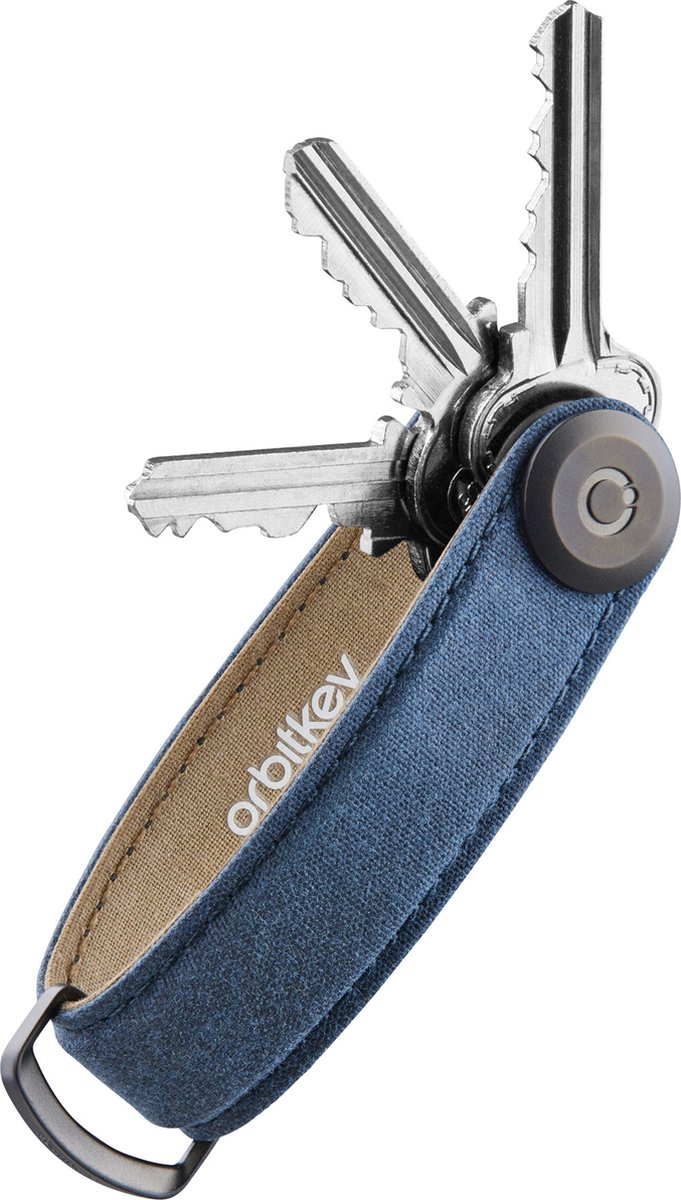 Orbitkey 2.0 Waxed canvas navy blue