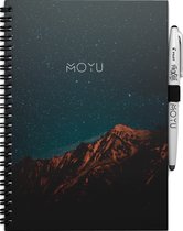 MOYU - Carnet Montagne de Minuit - Carnet effaçable A5 Hardcover