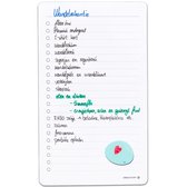 GreenStory - Sticky Whiteboard - Bureau Agenda To Do Lijst - Classic - To Do Planner - Uitwisbaar