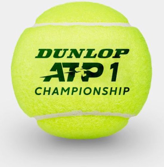 Dunlop ATP Championship Tennisballen - geel - 3 stuks - Dunlop