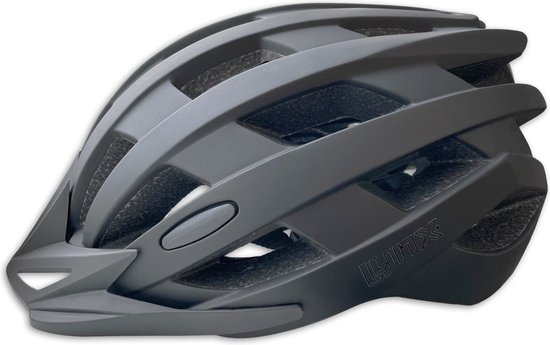 Lynx Fietshelm Dames/Heren All-Road Mat Zwart Medium