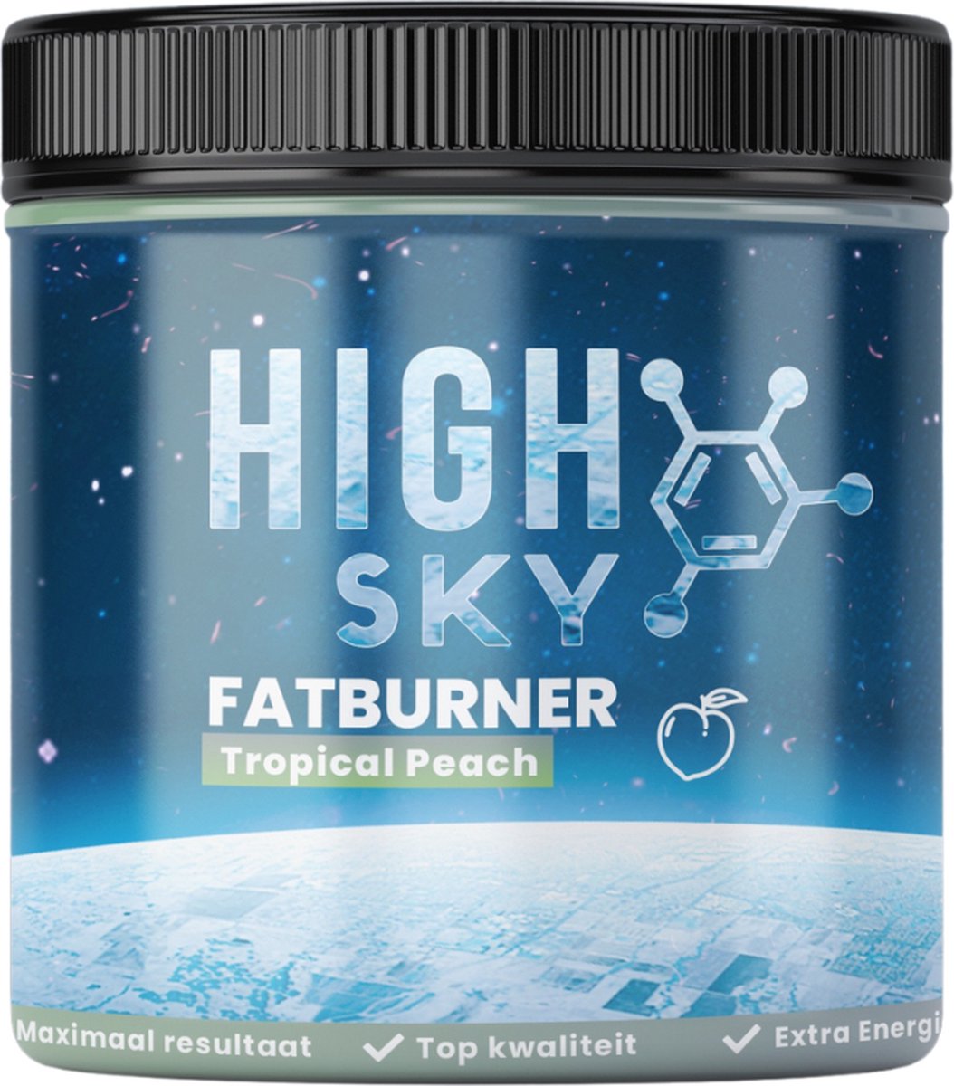 Highsky Fatburner, Meer Energie , Minder Hongergevoel , Smaak Peach