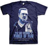 The Big Lebowski Heren Tshirt -XL- World Of Pain Blauw