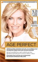2x L'Oréal Excellence Age Perfect Permanente Haarkleuring 9.31 Zeer Licht Goud Asblond