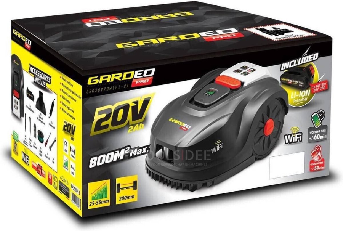 Afbeelding 3 van GARDEO Robotmaaier 20V
