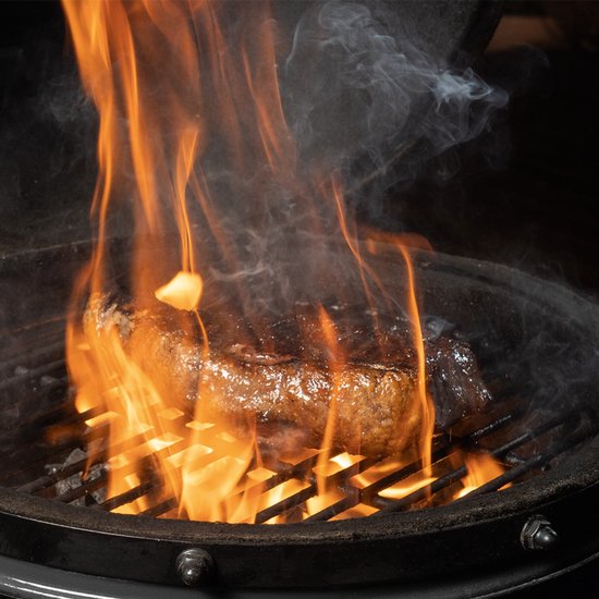 Landmann Kamado BBQ - Houtskool barbecue - 27 cm - Grijs van Landmann — afbeelding 3
