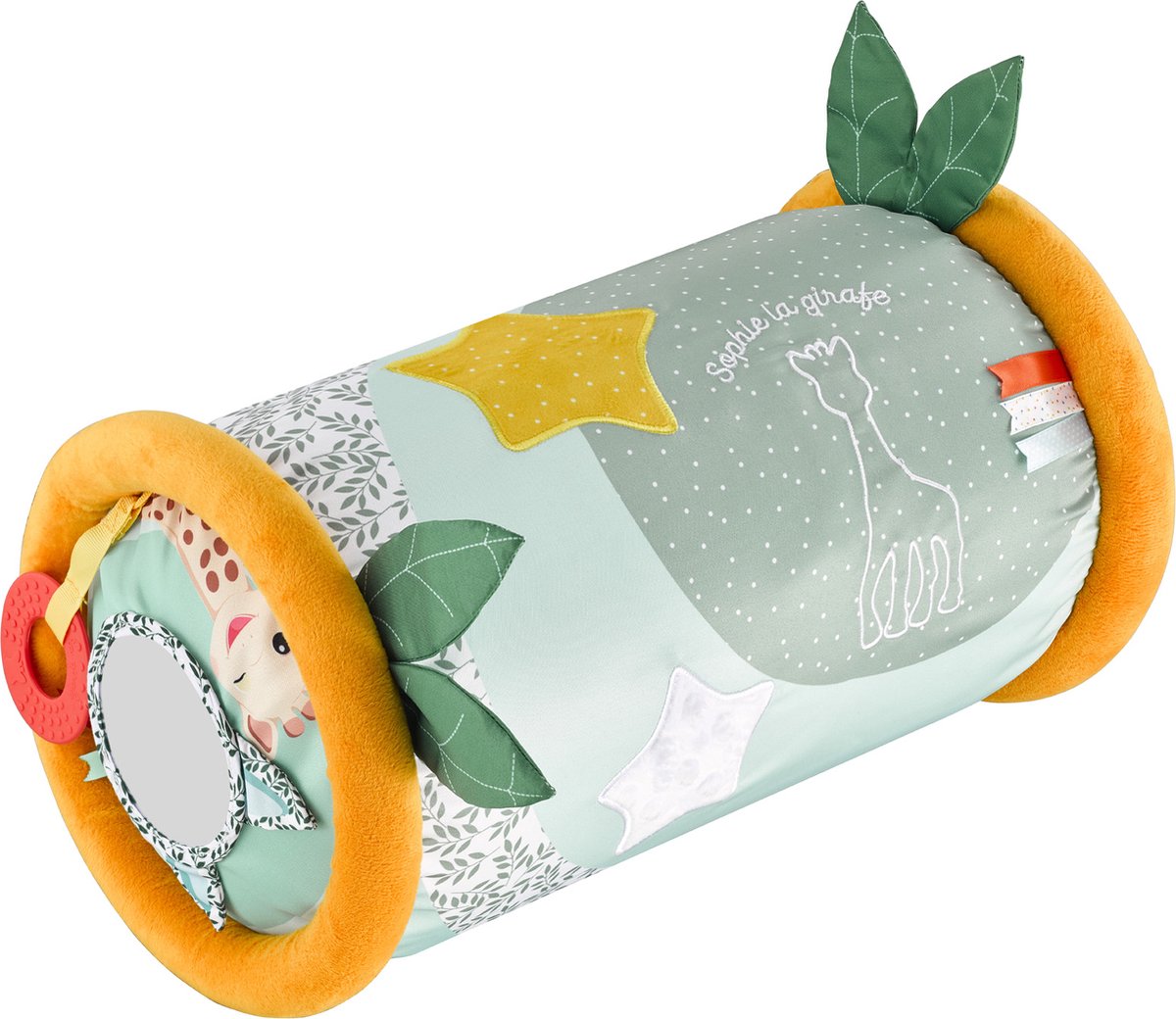 Sophie de giraf Rollin' Speelrol - Kruiprol - Baby speelgoed - Kraamcadeau - Babyshower cadeau - Vanaf 6 maanden - 42 x 24 x 24 cm - Stoffen hoes – foto 2