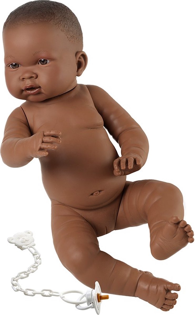 Llorens babypop meisje donker 45 cm