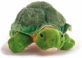 Inware pluche schildpad knuffeldier - groen - staand - 27 cm