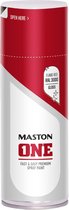 Maston ONE - Peinture en aérosol - Haute Brillance - Rouge Feu (RAL 3000) - 400 ml