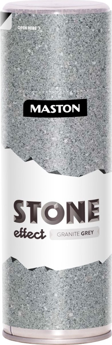 Maston Stone Effect - Granite Grey - spuitlak - 400 ml