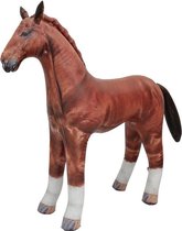 Opblaasbaar paard 75 cm decoratie - Opblaasdieren decoraties