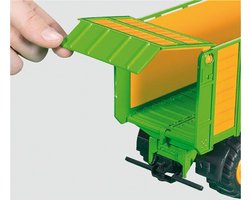 SIKU 2873, Silagewagen, 1:32, metaal/kunststof, oranje/groen, bewegende delen