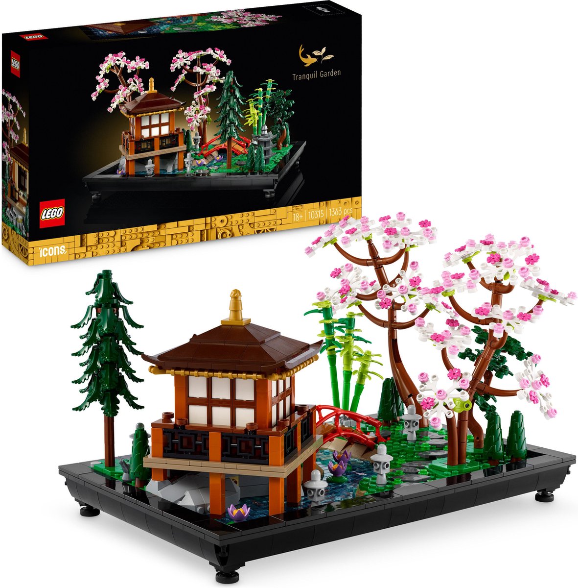 LEGO Icons Rustgevende tuin Botanisch Mindfulness Bouwpakket voor Volwassenen - 10315 — afbeelding 17