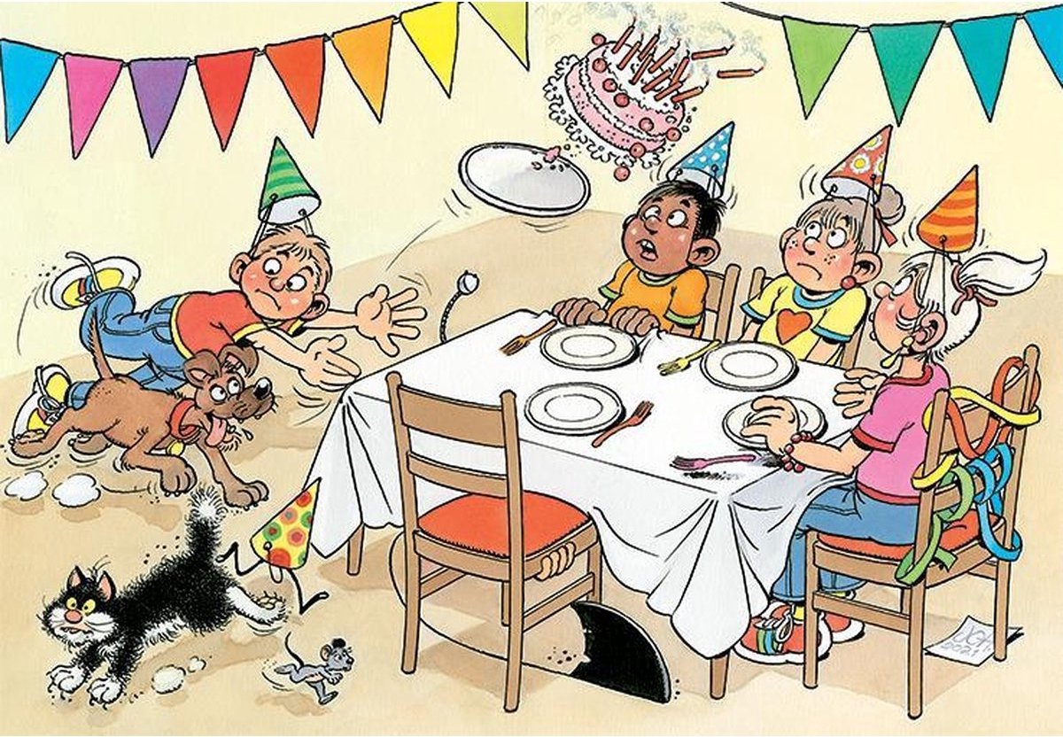 Jan van Haasteren Junior Verjaardagspartijtje puzzel - 150 stukjes - Kinderpuzzel — afbeelding 3