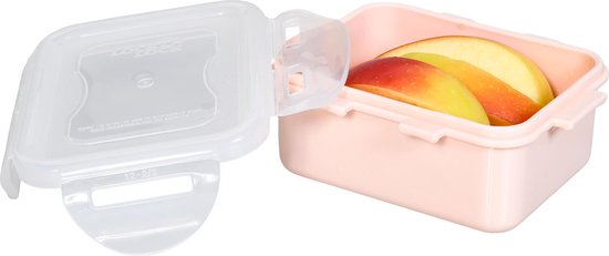 Lock&Lock Bewaarbakjes Babyvoeding - Diepvriesbakjes - Babyhapjes - Melkpoeder - Moedermelk - Invriezen - Snackdoosjes - Lekvrij - Luchtdicht - BPA vrij - 180 ml - Pastel Roze - Set van 4 stuks - LocknLock van LocknLock — afbeelding 3