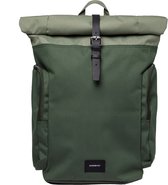 Sandqvist Axel Dawn Green Backpack 16 Inch Laptop Recycled Polyester