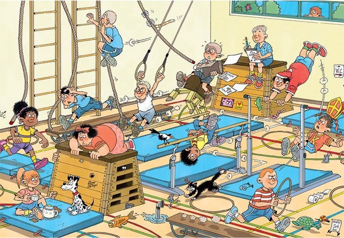 Jan van Haasteren Junior - Apenkooien - Kinderpuzzel - 240 stukjes - Puzzel — afbeelding 4