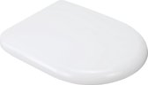Duroplast toiletbril met zachte sluiting, U-vorm, wit of zwart, gemakkelijk schoon te maken, snelsluiting (UF07U)
