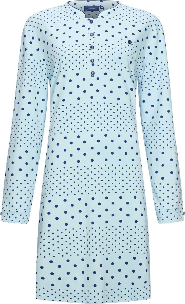 Warm lichtblauw nachthemd Pastunette - Blauw - Maat - 46
