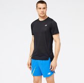 New Balance Accelerate Short Sleeve Heren Sportshirt - Zwart - Maat XL