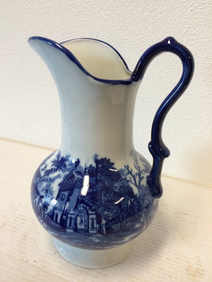 Petit pot à lait ou pot à crème en céramique Bleu de Delft