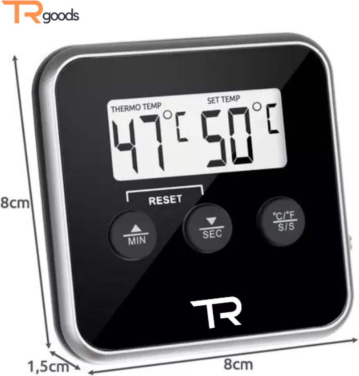 Thermomètre Cuisson à Sonde Inox (avec Alarme) Mastrad - ,  Achat, Vente