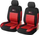 Autostoelhoezen voorstoelen rood Zwart | auto gestolen kleding set universeel | Autohoezen voor Belastingdienst & Passagiers | auto accessoires interieur decoratie