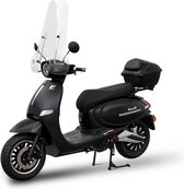Simpatico Retelli - elektrische scooter - 3000 W - USB - zwart - incl Tenaamstelling, kenteken, kentekenplaat & bezorging