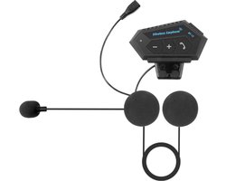 Bluetooth Intercom | Volledige Set | Headset voor helm | Weerbestendig | NL Handleiding | Motorcommunicatie