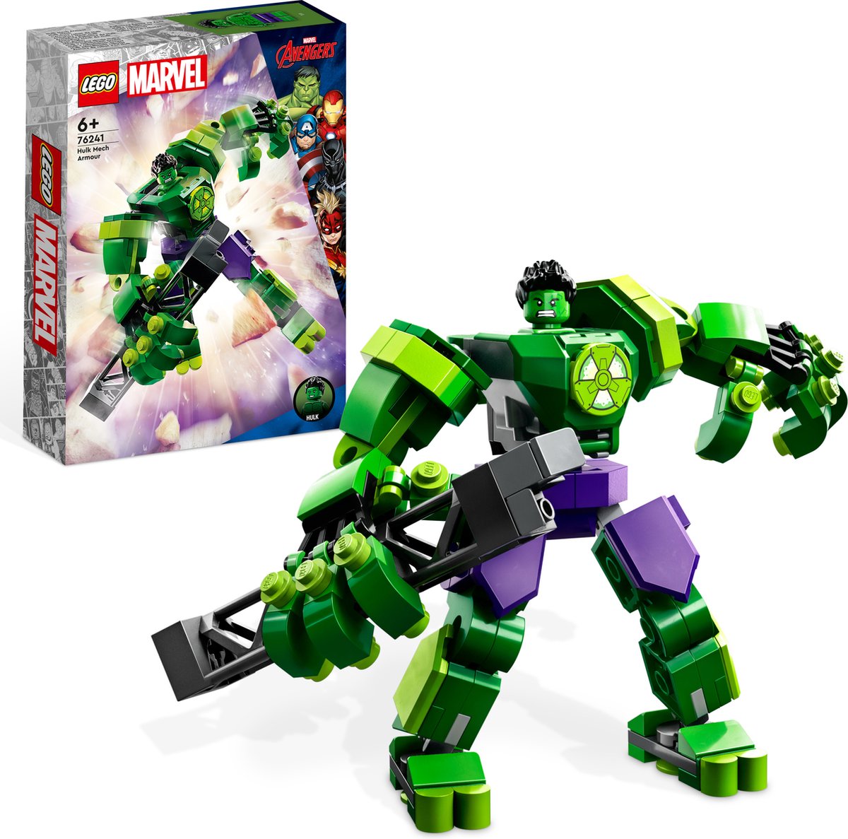 LEGO Marvel Avengers Marvel Hulk mechapantser - 76241 — afbeelding 11