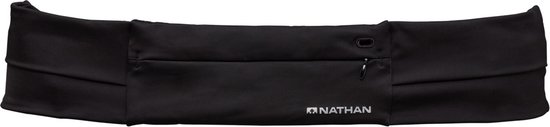 Nathan | The Zipster Adjustable Fit 2.0 | Running Belt | Zwart - Black - One Size