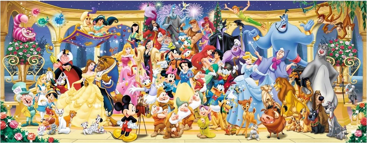 Ravensburger Panorama Puzzel Disney Groepsfoto - Legpuzzel - 1000 stukjes — afbeelding 5