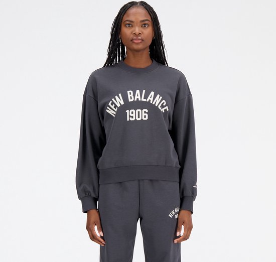 Pull New Balance Essentials Varsity Fleece Crew pour Femme