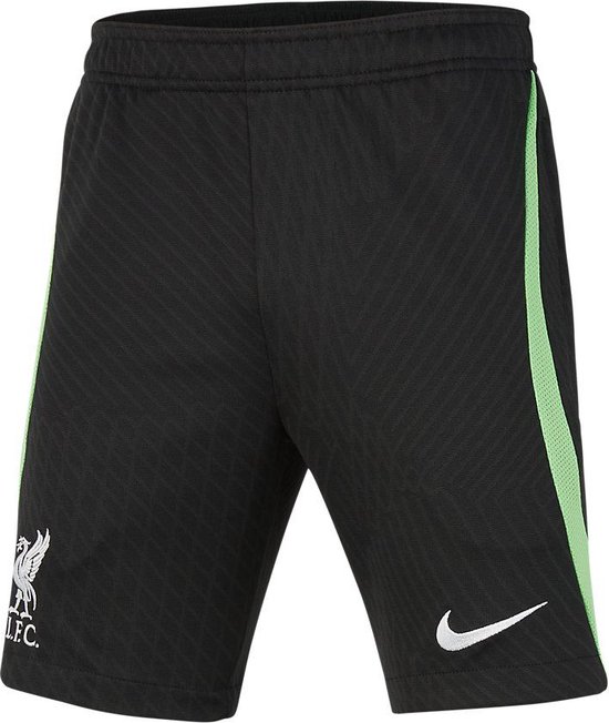 Liverpool FC Strike Nike Dri-FIT Voetbalbroek Kids Black Poison Green Maat 128/140