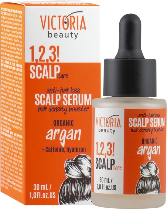 Victoria Beauty | 1,2,3 ! Soins du cuir chevelu ! Sérum Booster Anti-Chute pour Cuir Chevelu | 1,2,3 ! Soins du cuir chevelu ! Sérum Booster Anti-Chute pour Cuir Chevelu | Argan Bio + Caféine et Hyaluron