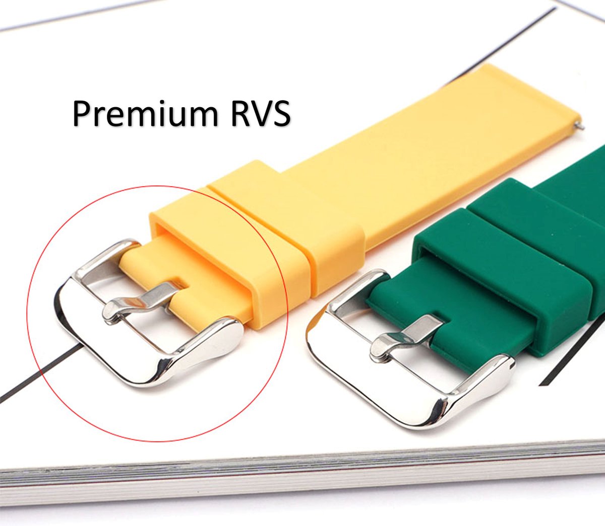 Siliconen Horlogeband 18MM - Horlogebandje