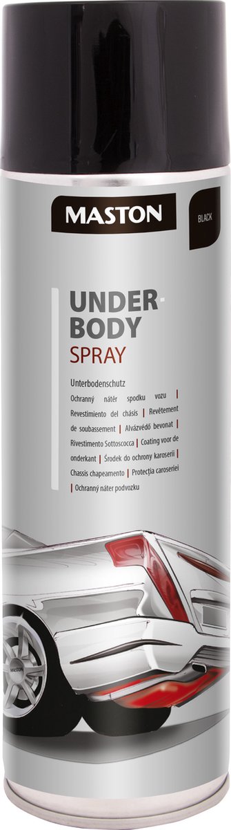 Maston Underbody Coating - bitumen - 500 ml - spuitbus verf