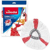 Vileda Turbo 2in Vervanging - 1 per verpakking - Geschikt voor alle centrifugesystemen van Vileda - +20% extra reinigingsvermogen - Voor alle vloeren