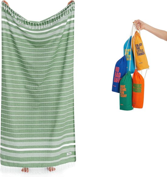 MyStilo® XXL Saunahanddoek Hamamdoek - Groot, Zacht Badhanddoek 100x200cm, Sneldrogend - Premium Strandhanddoek, Beach Towel, Handdoek voor Mannen, Vrouwen, Yoga en Fitness (Antraciet
